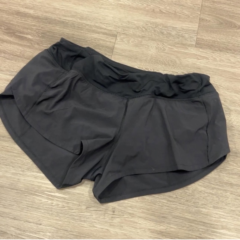 Lululemon Athletica Charcoal Athletic Shorts